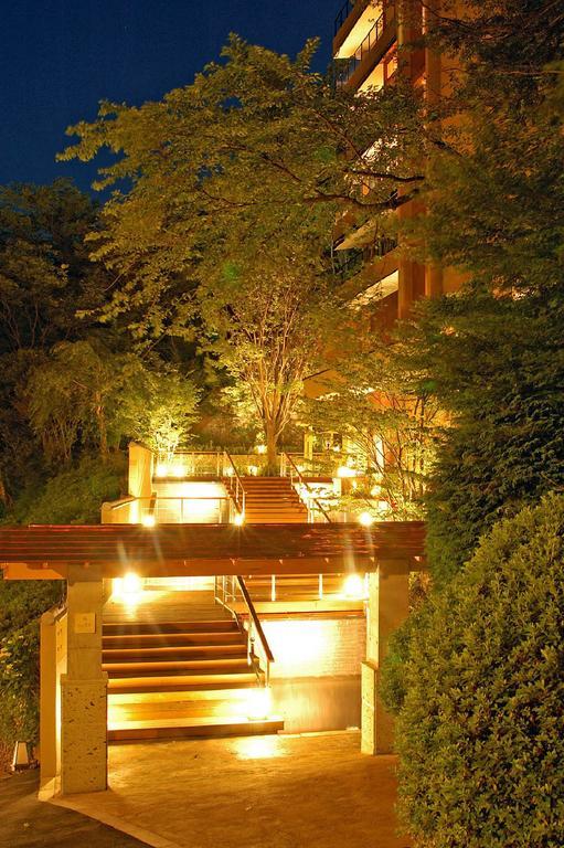Отель Hakone Tokinoshizuku Экстерьер фото The stairs at night